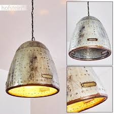 Rostfarbene Grau Hänge Industrial Rund Lampe Pendel Raum Ess