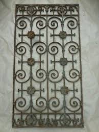 115 X 62 Cm Ancienne Grille De Porte Xixeme En Fonte Tableros De Herramientas Puertas De Hierro Hierro