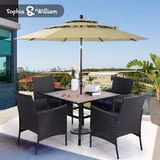Maybe you would like to learn more about one of these? Sophia William Outdoor Patio 6 Pieces Dining Set With Umbrella Overstock 33625855