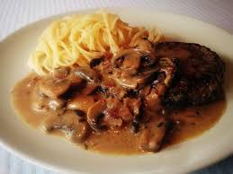 Steak Hache De Boeuf Sauce Chasseur Recette De Steak Hache De Boeuf Sauce Chasseur Par Constantin D Recettes De Cuisine Steack Hache Recette Recette