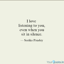 We did not find results for: I Love Listening To You Quotes Writings By Sarika Pandey Yourquote