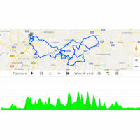 Kuurne map by googlemaps engine: Kuurne Brussel Kuurne 2020 Parcours