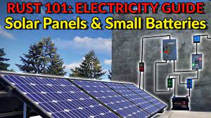 Rust 101 Electricity Guide Solar Panels Small Batteries Https Cstu Io 07e98f Solar Panels Roof Solar Panel Solar