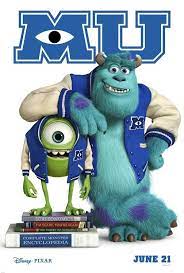New Monster S University Poster Monster University Mike And Sulley Pixar Movies