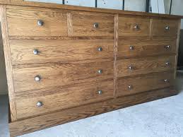 Large Solid Oak Chest Of Drawers With An Antique Oak Finish Chest Of Drawers Drawers Furniture