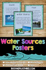 Water Sources Water Sources All About Water Gym Games For Kids