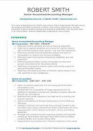 Make sure to add requirements, benefits, and perks. Senior Accountant Resume Samples Qwikresume