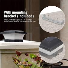 Maybe you would like to learn more about one of these? Mobestech Pack Of 2 Solar Post Lights Outdoor Ip65 Waterproof Solar Powered 3w 6000k Post Cap Lights Fence Pillar Lamp White Light For Garden Pathway Deck Yard Lighting Outdoor Lighting Clinicadelpieaitanalopez Com