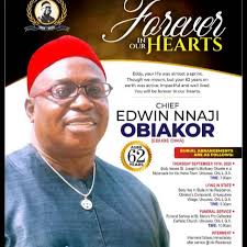 Edwin Obiakor Burial