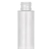 2oz Fluorinated Natural HDPE Cylinder Bottle 20/410