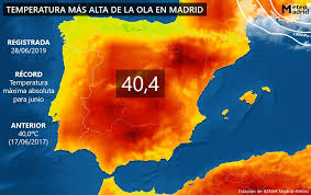 Temperaturas, probabilidad de lluvias y velocidad del viento. Meteomadrid On Twitter Esta Oladecalor Ha Dejado La Temperatura Maxima Mas Alta En Madrid Para Un Mes De Junio Desde Que Se Tienen Registros 40 4Âºc Nos Hemos Quedado A Solo 2