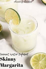 I Love A Good Homemade Skinny Margarita Recipe And This Coconut Water Infused Margarita Is Absolute Skinny Margarita Recipe Margarita Recipes Skinny Margarita