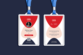This is a mockup pack containing free smart object mockups: Office Id Card Design Template Graphic By Pixelpick Creative Fabrica