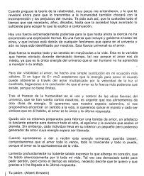 La Carta Einstein Verdades Teoria De La Relatividad