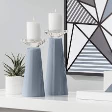Check spelling or type a new query. Meghan Granite Peak Glass Pillar Candle Holder Set Of 2 53j58 Lamps Plus