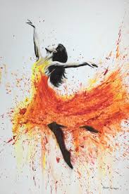The Fire Within By Ashvin Harrison Paintings For Sale Bluethumb Online Art Gallery Dancers Art Dance Paintings Ballet Painting