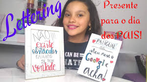 Não sabe o que escrever para seu pai dentro do cartão para o dia dos pais? Lettering Para O Dia Dos Pais Cartao Dia Dos Pais E Quadro Com Mensagem Em Lettering Youtube