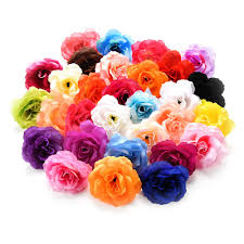 The artificial flowers available on the website come with a flexible and thin wire stem. Silk Flowers In Bulk Wholesale Fake Flowers Heads Artificial Rose Silk Flower Heads For Wedding Decoration Diy Wreath Gift Box Scrapbooking Craft Fake Flowers 30pcs 4cm Multicolor Buy Online In Canada At