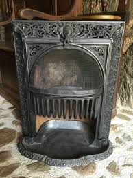 Buches maximum 42cm conduit arriere. Poele A Charbon En Fonte Insert De Cheminee Ancienne