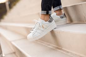 The shoe was made famous by. Adidas Women S Superstar Bold Animal White Tint Off White Core Black Fv3458