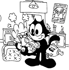 Felix The Cat 48098 Cartoons Printable Coloring Pages