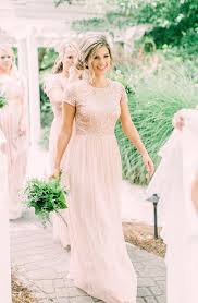 Carlin Was A Bridesmaid In Zach And Whitney S Renewal Ceremony Modest Bridesmaid Dresses Bridesmaid Carlin Bates