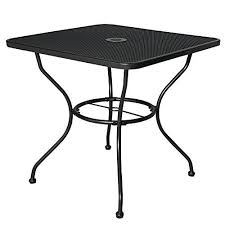 This in turn makes the powder coating adhere to your table and chairs in a smooth layer. Cloud Mountain 30 X 30 Outoor Dining Table Square Patio Bistro Table Powder Coated Steel Frame Top Patio Dining Table Steel Dining Table Dining Table Square