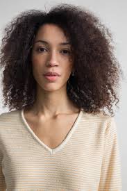 Maglia Scollo V Donna Cotone Rigenerato Organico Arancio