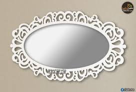 مرايه حائط بيضاوى مودرن سفير ارت للديكور Mirror Wall Oval Wall Mirror Modern Oval