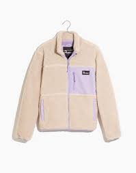 Madewell X Penfield Mattawa Sherpa Fleece Jacket Fleece Jacket Womens Girls Fleece Jacket Fleece Jacket