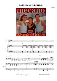 Pero la fuerza del destino nos hizo repetir dos cines y un par de conciertos y empezamos a salir. La Fuerza Del Destino Mecano Letras Y Acordes La Fuerza Del Destino Andy Gibb