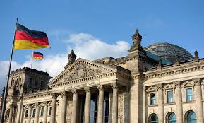 Reichstag, the building in berlin that is the meeting place of the bundestag (federal assembly), the lower house of the chamber of the german bundestag, with an interior view of the reichstag dome. German Parliament Sustains Another Attack Bankinfosecurity