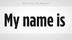 How To Say My Name Is Mandarin Chinese Youtube