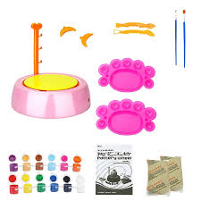 Unleash your child's creativity with the kids diy pottery wheel kit features and benefits: Beginners Pottery Wheel Kit For Kids Educational Creative Diy Pottery Wheel With Clay Paints And Tools Diy Handmade Creative Soft Slime Electric Pottery Wheel Art Craft Kit Machine Toys Pottery Wheels Accessories