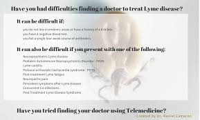 Finding A Lyme Doctor Using Telemedicine Daniel Cameron Md Mph