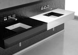 There is plenty of space in this master bath! Double Vanity Top Four Sotto Glass Design Srl Glass