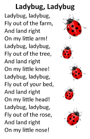 Pin By Natalia On Ladybugs Preschool Songs Kids Poems Insects Preschool