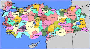 Turkiye Siyasi Haritasi Turkiye Haritasi Fiziki Cografya Sehir Haritalar