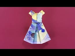 Geldscheine falten anleitung hemd das beste geschenk ist immer das geld. Money Folding Dress Youtube