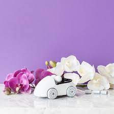 北歐櫥窗 純白婚禮敞篷車 stud earrings