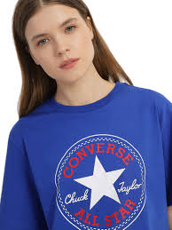 Tee shirt converse fille discount