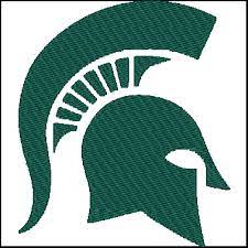 Michigan State University Spartans Embroidery Design Pattern For 2 00 Embroidery Logo Embroidery Projects Embroidery Designs