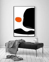 Maybe you would like to learn more about one of these? Printable Art Mid Century Modern Wall Art Orange Black Etsy In 2021 Large Art Prints Mid Century Modern Walls Minimalist Painting