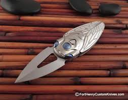 Use this to exchange for a reward from sharp spear. Rike Knife Cicada Flipper Polished Titanium Frame