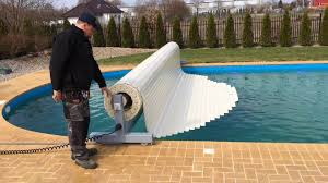 Swimming Pool Roller Shutter Mobile Pool Cover Swimming Pools Pool