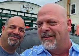 Does rick harrison have tattoos? The Dish Pawn Stars Personality Drops By Joey B S In Cos Cob And The Village In Stamford