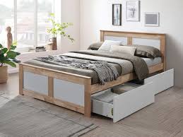 Maybe you would like to learn more about one of these? Coco Hardwood Double Bed Frame With Storage In Natural White B2c Furniture