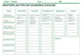In der regel ist es jedoch üblich, dass unter den nachbarn oder mitbewohnern. Putzplan Vorlage Zum Ausdrucken Wochenplan Jahresplan Vorwerk Kobold