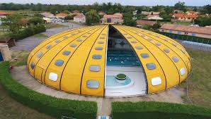 La Piscine Vue Du Ciel Saverdun Pyrenees Natation Sauvetage