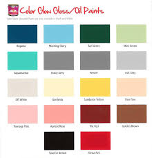 A Plus Paint Color Chart